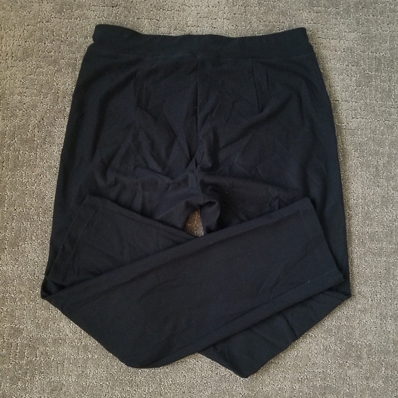 Eileen Fisher strech black trousers - Picture 7 of 12